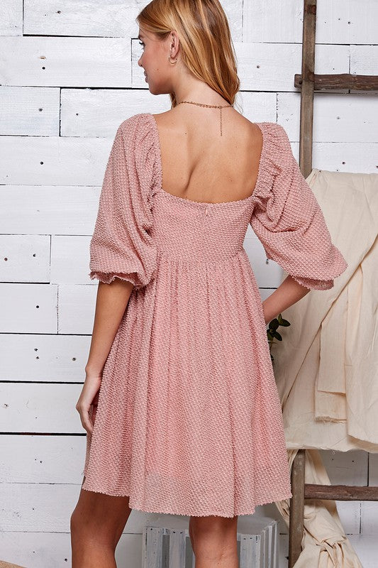 Phoebe's Frilled Pink Dress