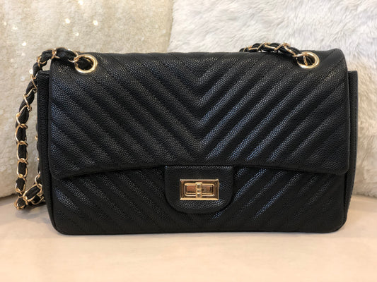 Aarya Quilted Flapover Crossbody Bag