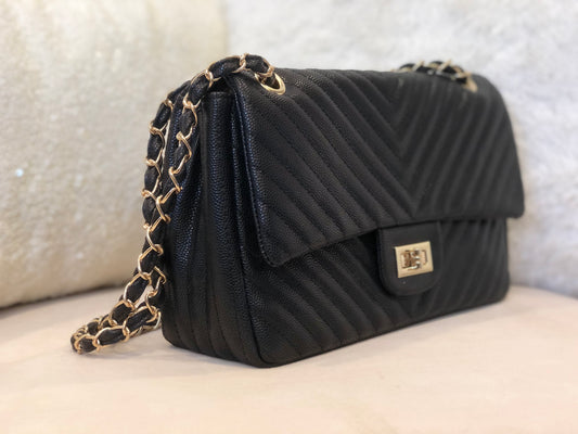 Aarya Quilted Flapover Crossbody Bag