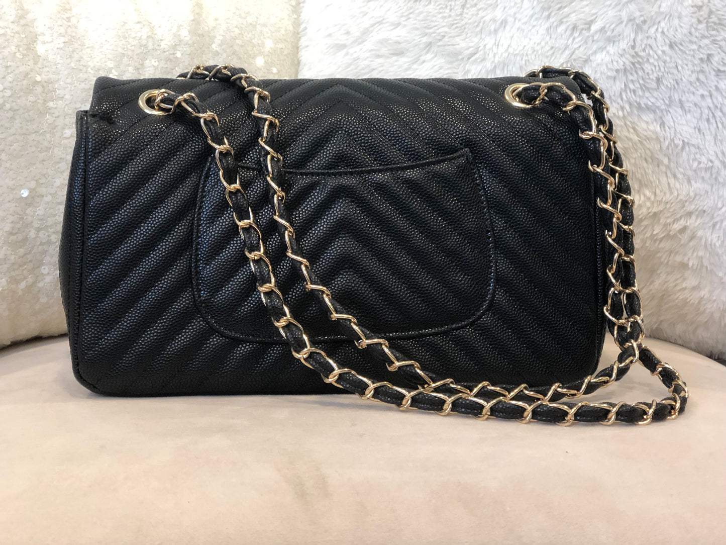 Aarya Quilted Flapover Crossbody Bag