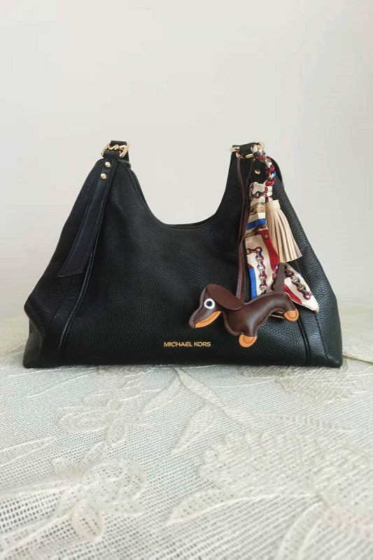 Puppy love bag charm