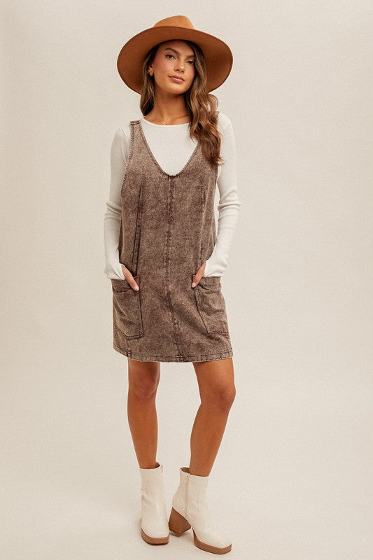 Indie Overall Dress