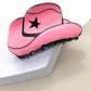 Cowgirl Hat hair claw clips
