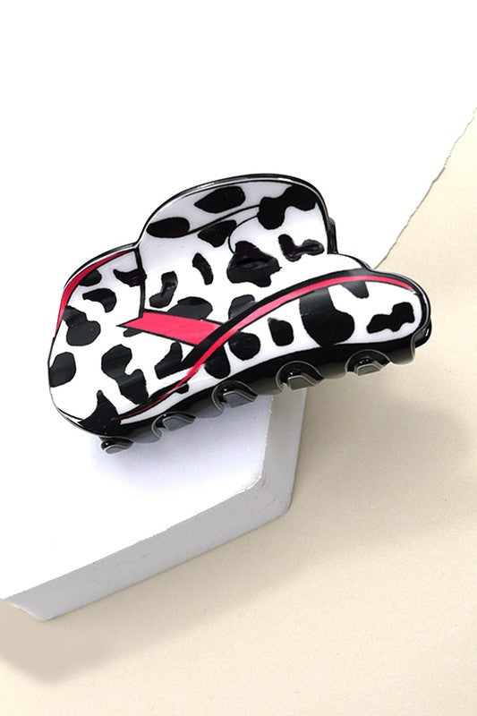 Cowgirl Hat hair claw clips