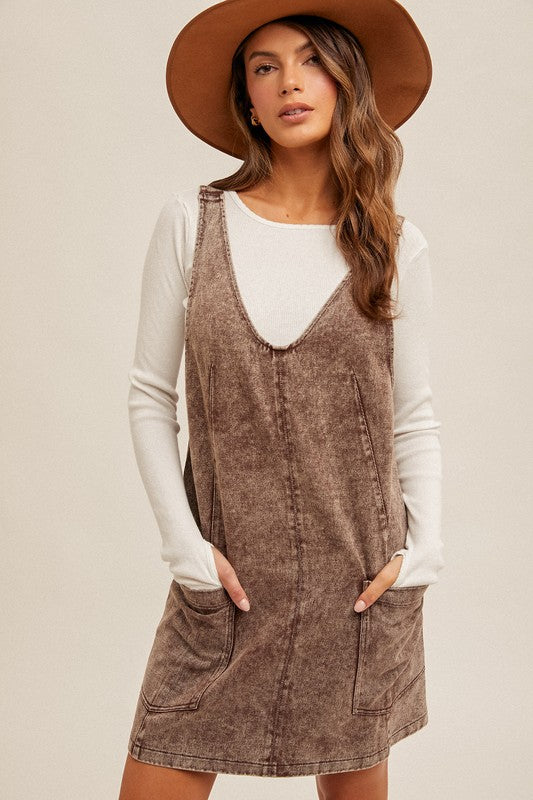 Indie Overall Dress