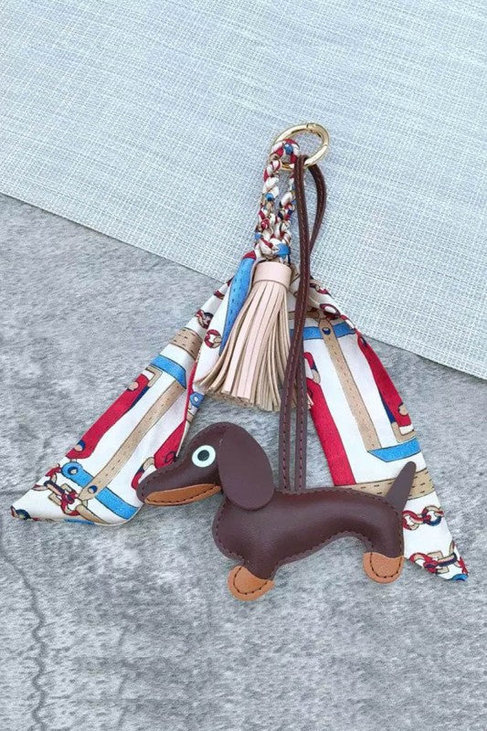 Puppy love bag charm