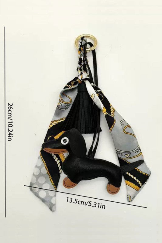 Puppy love bag charm