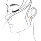 Rope Bow Stud Earrings