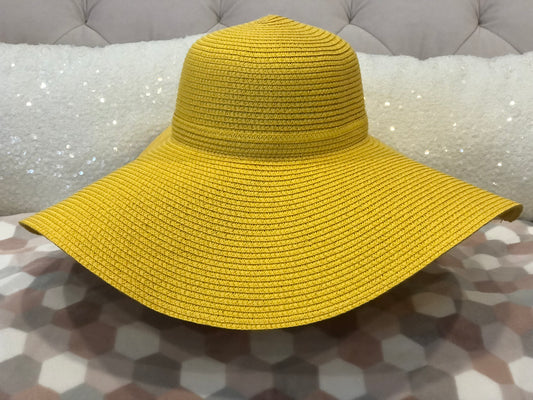 Adjustable Mustard Straw Hat