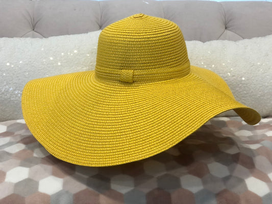 Adjustable Mustard Straw Hat